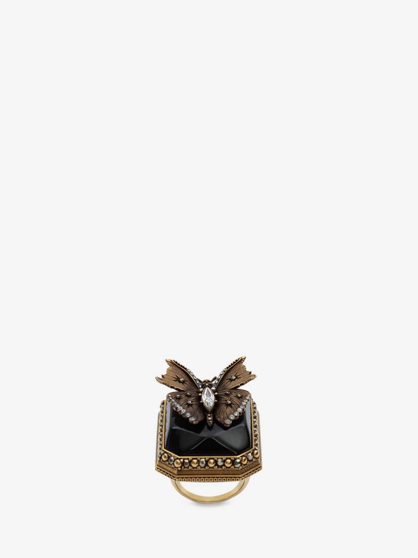 Anillos Alexander McQueen Butterfly Mujer - Dorados - Mexico 094-ZNFIXS